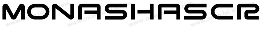 Monashascript regular字体转换